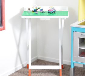 Turn an Old TV Table Into a Fun Place for Legos
