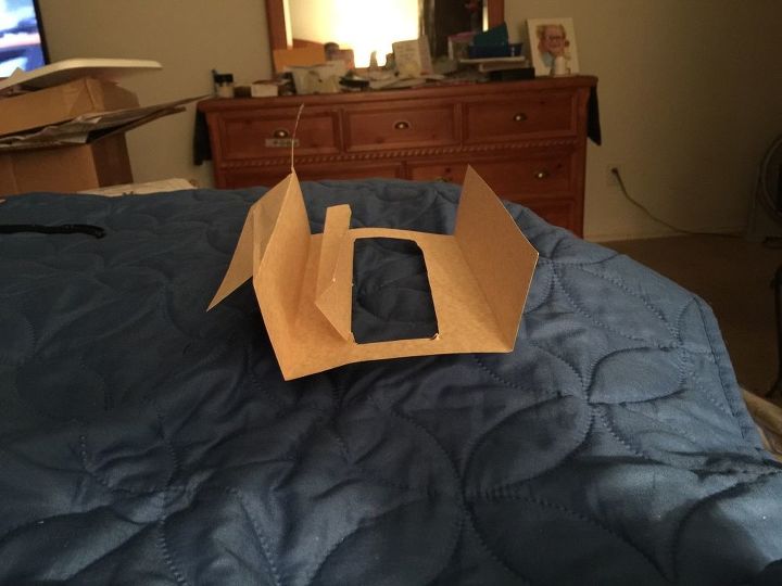 de caja de pauelos a caja de toallitas reutilizables, Parece origami
