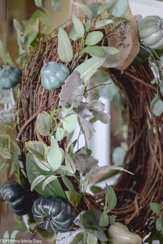 the easiest 2 step fall wreath anyone can make themselves
