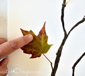 make stunning art for fall on a budget