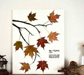 make stunning art for fall on a budget