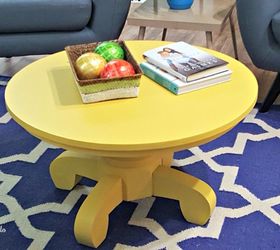 thrift store coffee table makeover