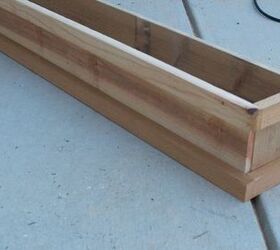how i built a cedar window box for under 20