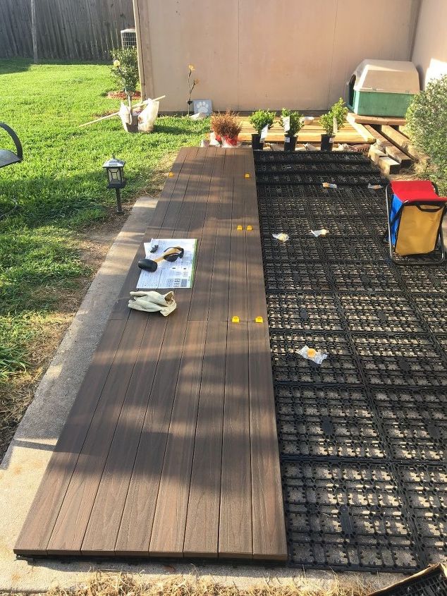 click in deck patio project