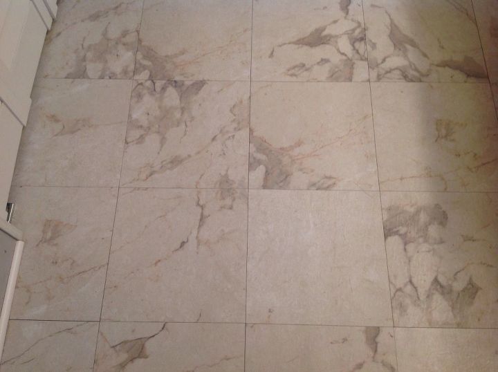 q how can i make old vinyl tiles look grouted or just uddated