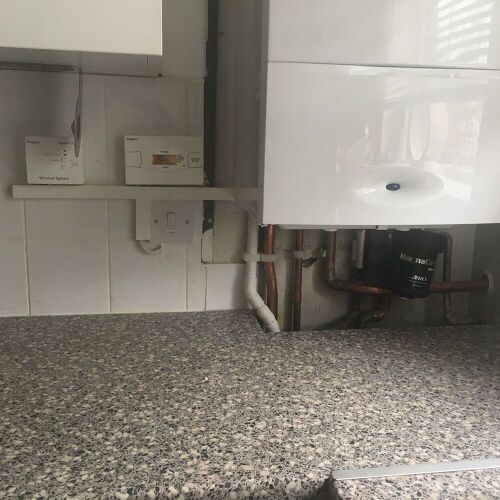 How To Box In Boiler Pipes In Kitchen at George Farrow blog