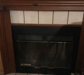 how do i give my mobile home fireplace a new look