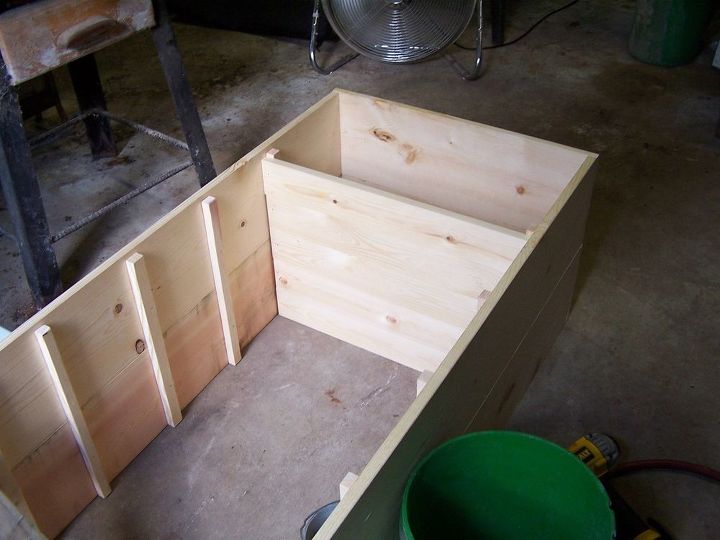 homemade craft cabinet