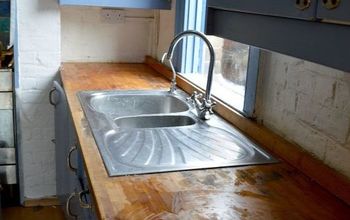 Nuevo uso de la pintura del suelo para renovar una cocina