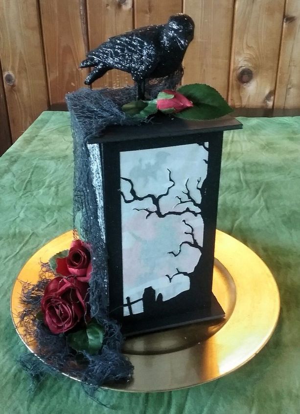 tissue box challenge spooky lantern