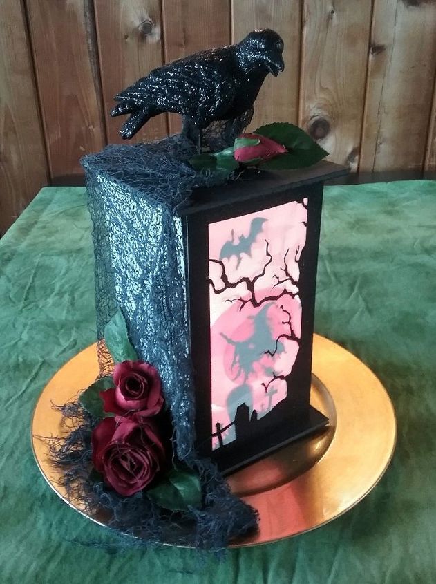 tissue box challenge spooky lantern