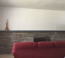 what to do with a half wall fireplace