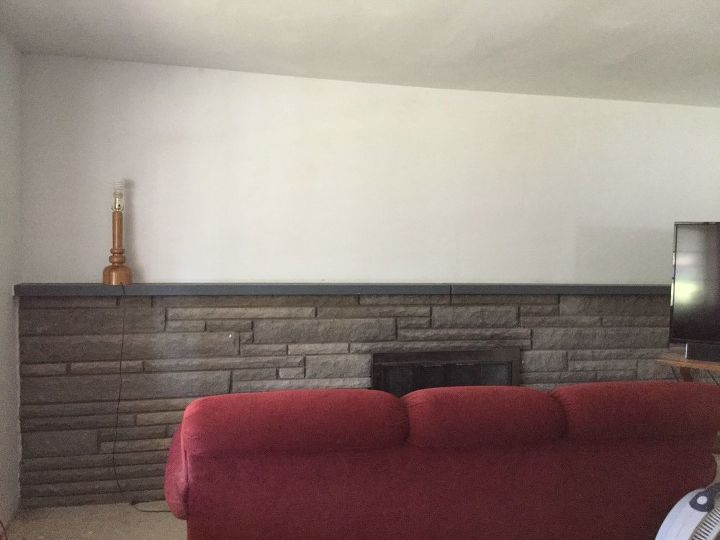 what to do with a half wall fireplace
