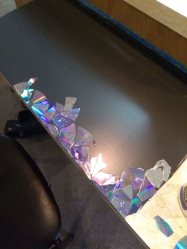 broken dvd countertop a labor of love