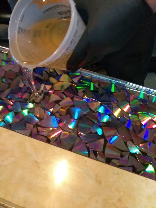 broken dvd countertop a labor of love