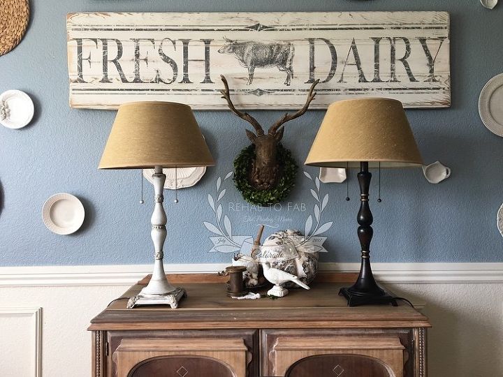 out dated lamp transformed into one of a kind french country lamps