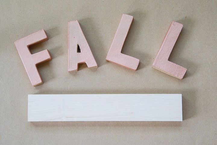 diy wood and metal fall sign