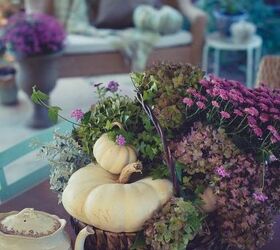 Easy Purple Fall Floral Arrangement