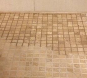 What To Do With An Uneven Shower Floor Hometalk