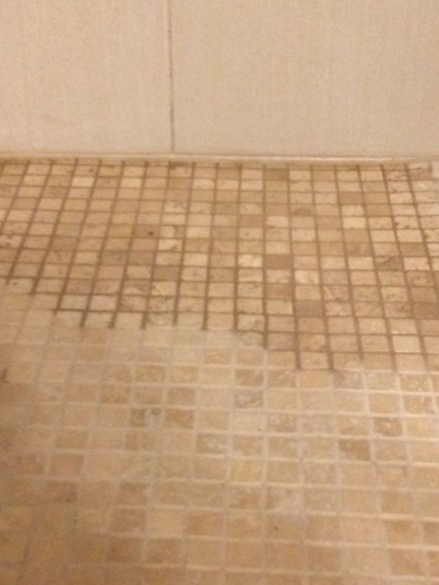 what to do with an uneven shower floor