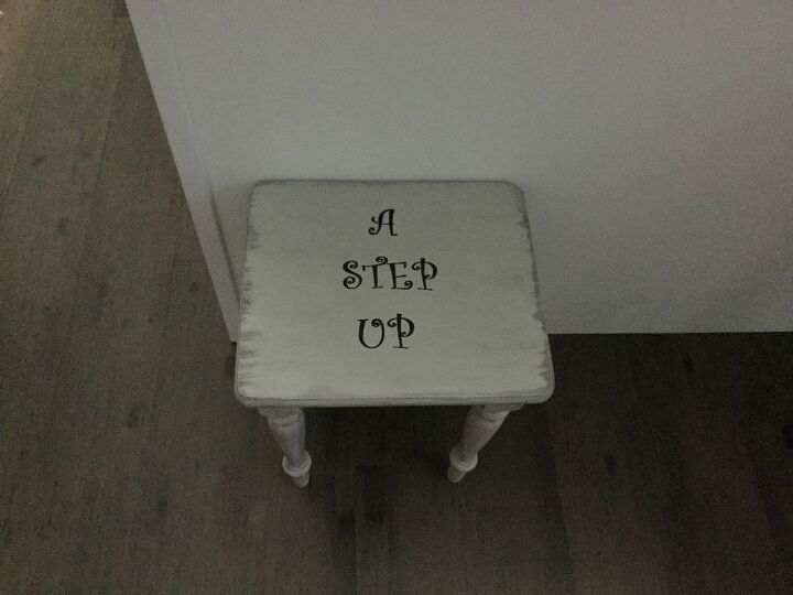 e refinished stool