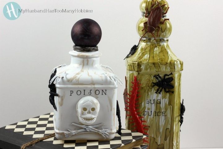 botellas espeluznantes de halloween