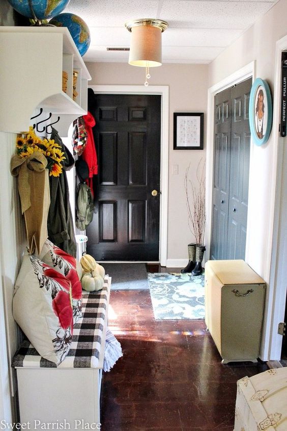 fall entryway and mudroom