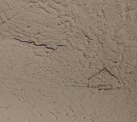 How To Fix Textured Ceiling That Has A Spot That Has Come