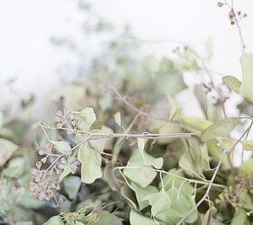 Guirnalda de eucaliptos sencilla para hacer en pocos minutos