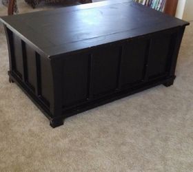 turn an old toy chest into a lift top coffee table