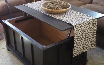 Turn an Old Toy Chest Into a Lift Top Coffee Table
