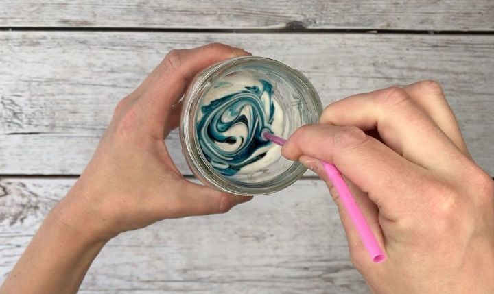 s 3 exciting mason jar ideas you just have to try, Step 3 Mix colors until they blend well