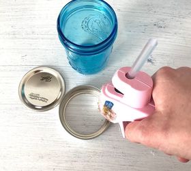 s 3 exciting mason jar ideas you just have to try, Step 1 Hot glue seals