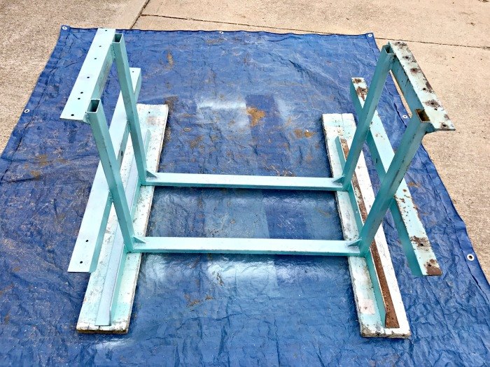cmo reparar esa mesa de metal oxidada para exteriores