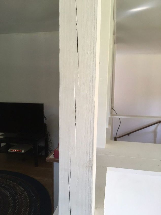 q how could i repaint indoor wooden columns