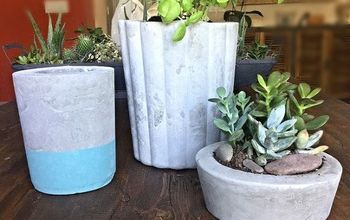 Dollar Store Trash Can To A Pottery Barn Inspired Planter