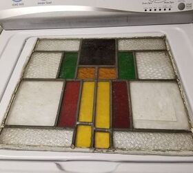 diy frame for stained glass