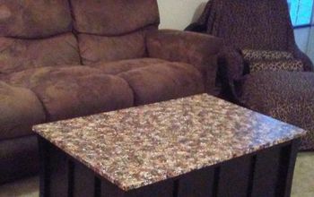 Make a Granite Top Coffee Table With Paint