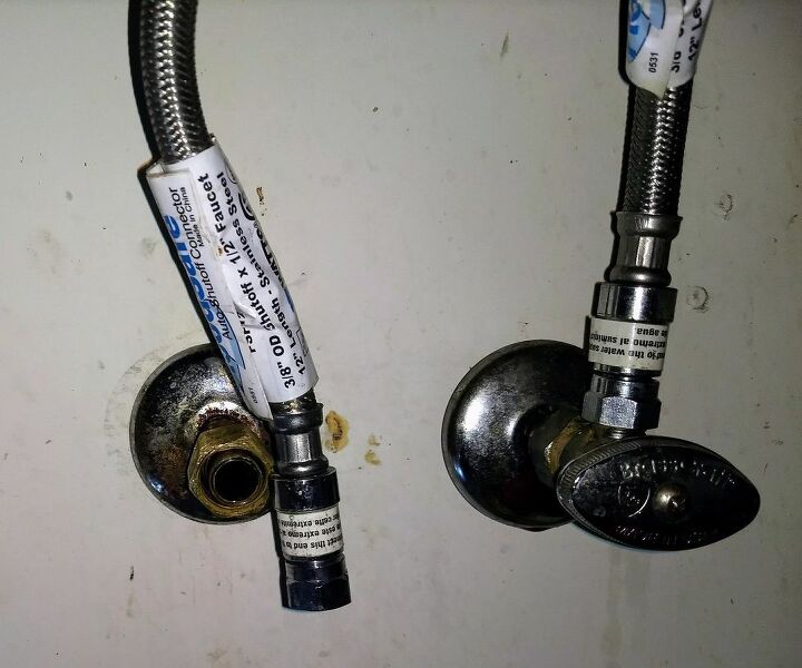 q plumbing leak hose connection issues