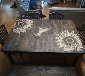 stain shaded high top table