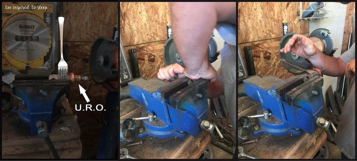 silverware skeleton wind chime