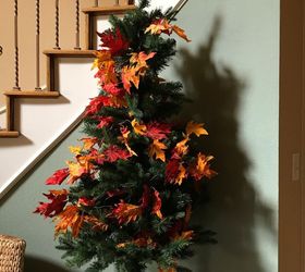 decorating for fall with a woodland fall tree