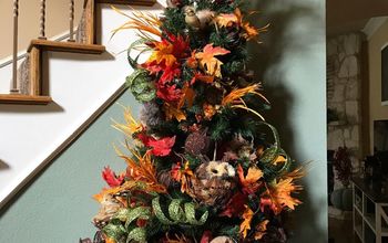 Decorating for Fall With a Woodland Fall Tree