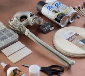 DIY Dollar Store Skull Sconces Hometalk