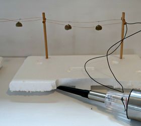 how to make acorn cap solar led lights