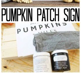 pumpkin patch sign an easy diy idea