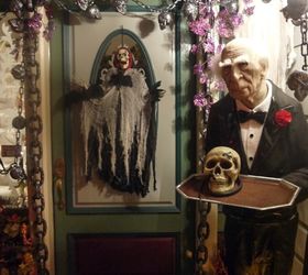 Halloween Front Porch Decorations Reused To Create A New Look