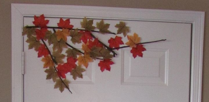 decorate an interior door for fall