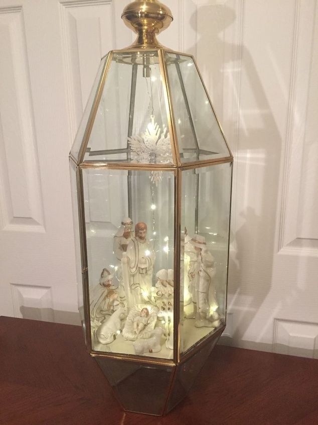 80s glass chandelier reclassed