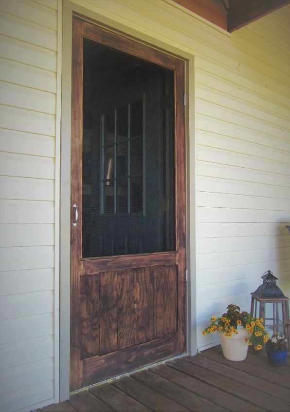 porta de tela de madeira resistente